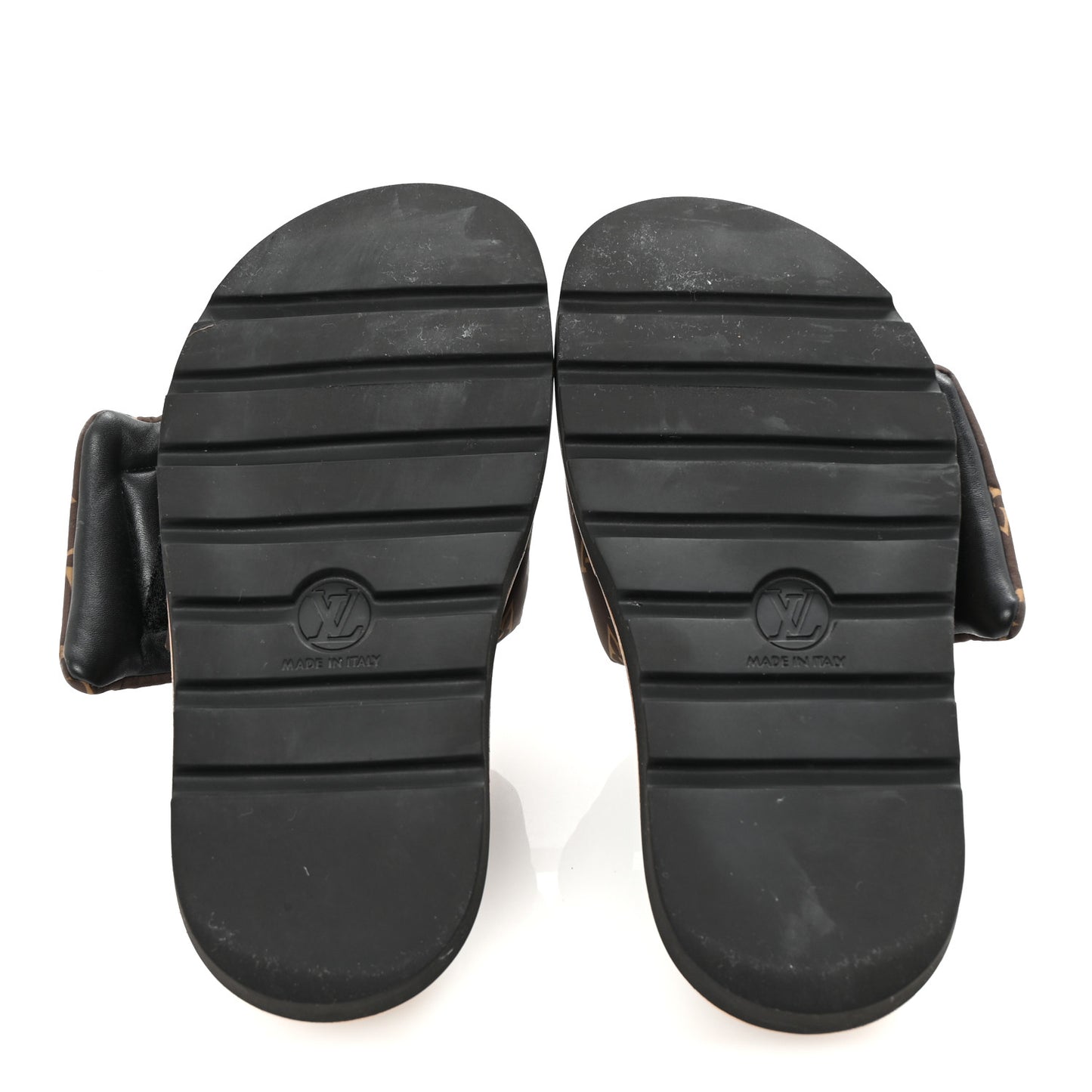 Nylon Monogram Pool Pillow Comfort Mule 36 Cacao Brown