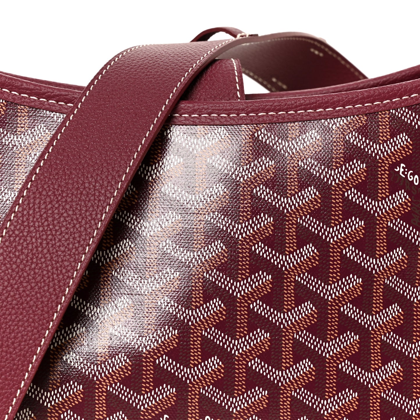 Goyardine Musette PM Bag Bordeaux