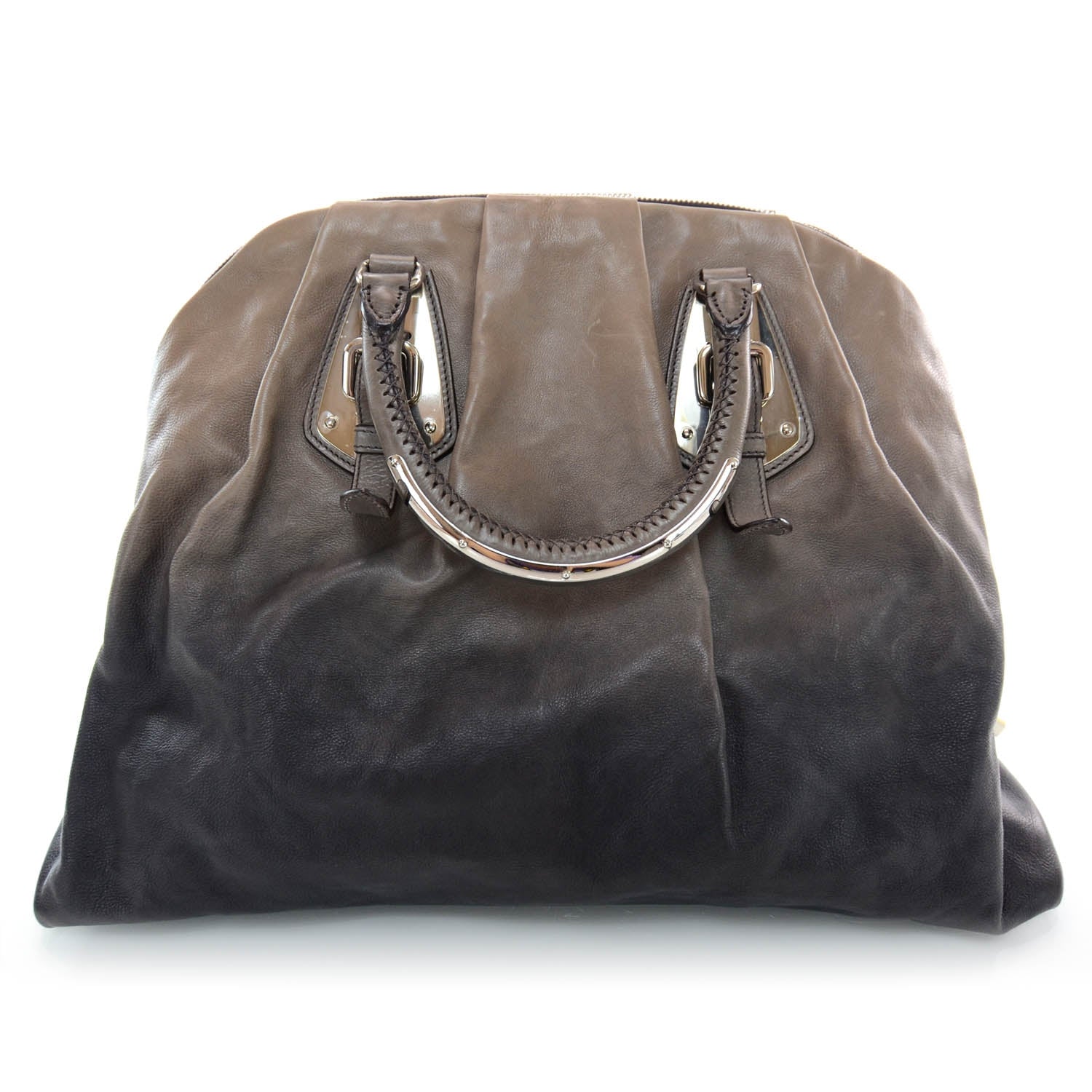 Prada Glace Calf Bauletto Ardesia Fumo 3 of 8