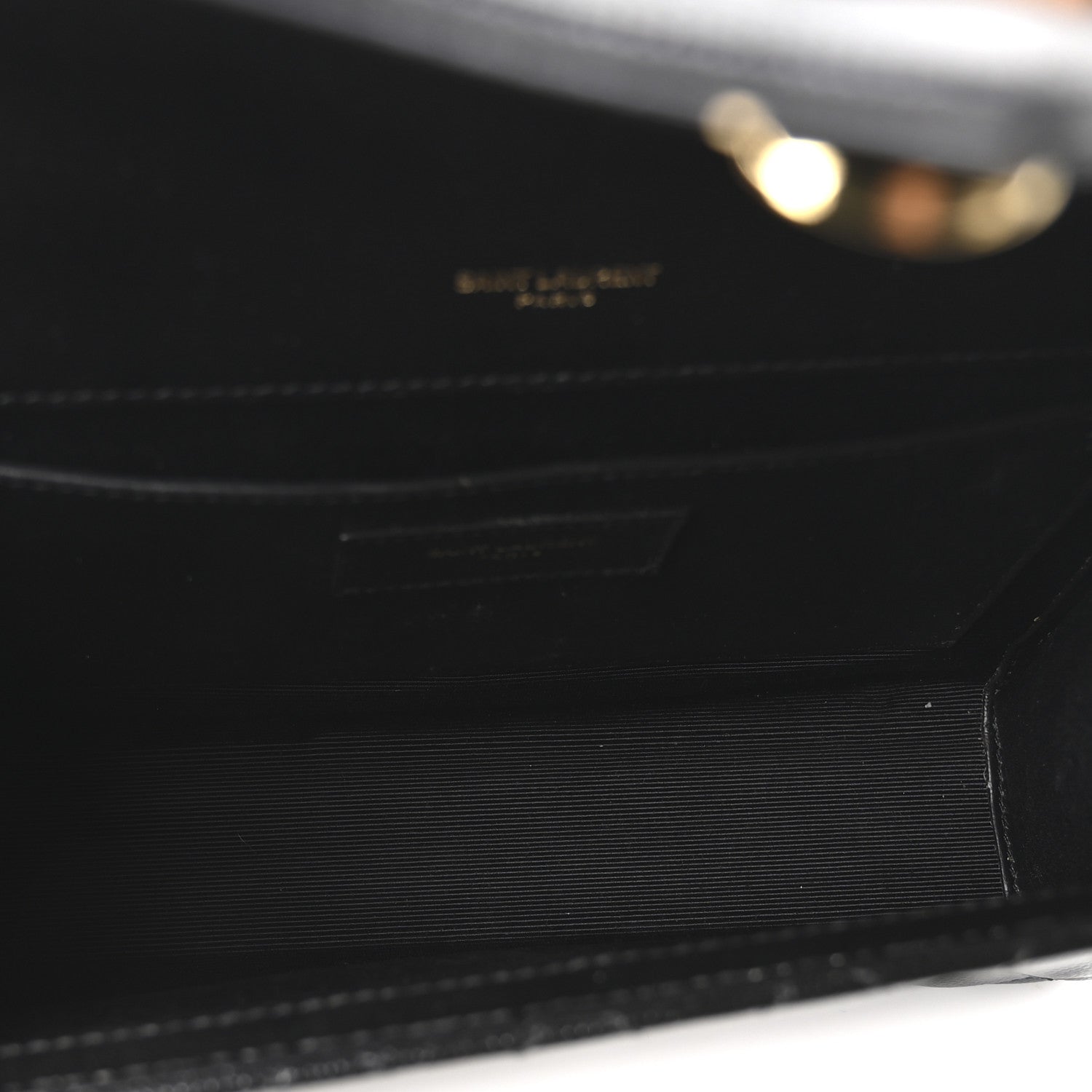 Saint Laurent Grain De Poudre Textured Mixed Matelasse Triquilt Medium Monogram Satchel Black 5 of 10