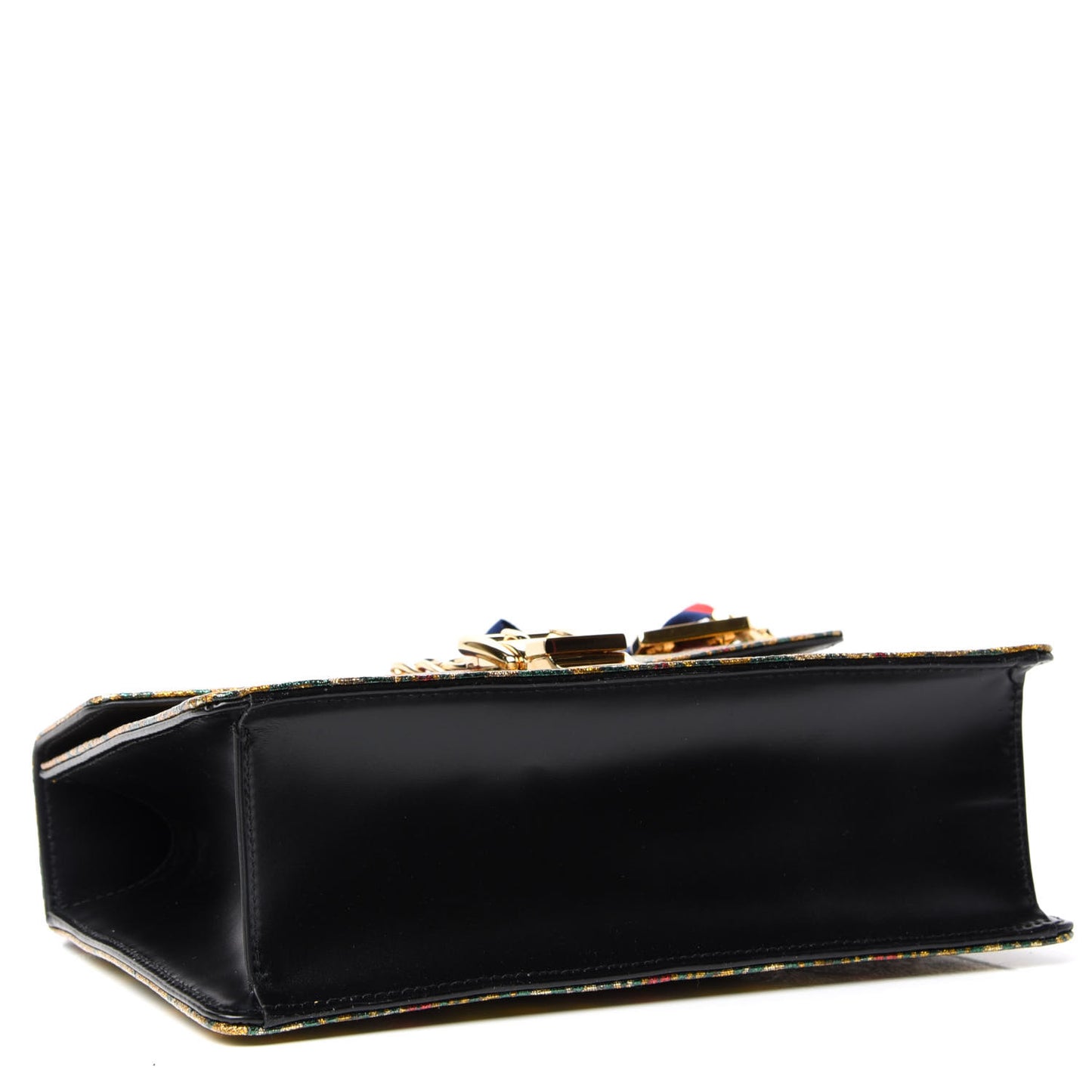 Iridescent Brocade Small Sylvie Shoulder Bag Gold