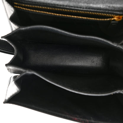 Celine Box Calfskin Small Classic Box Flap Bag Black 5 of 11