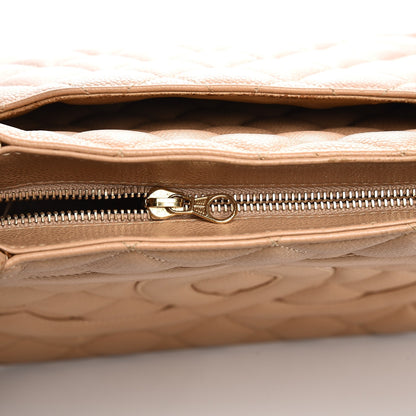 Chanel Caviar Quilted Medallion Tote Beige 18 of 21