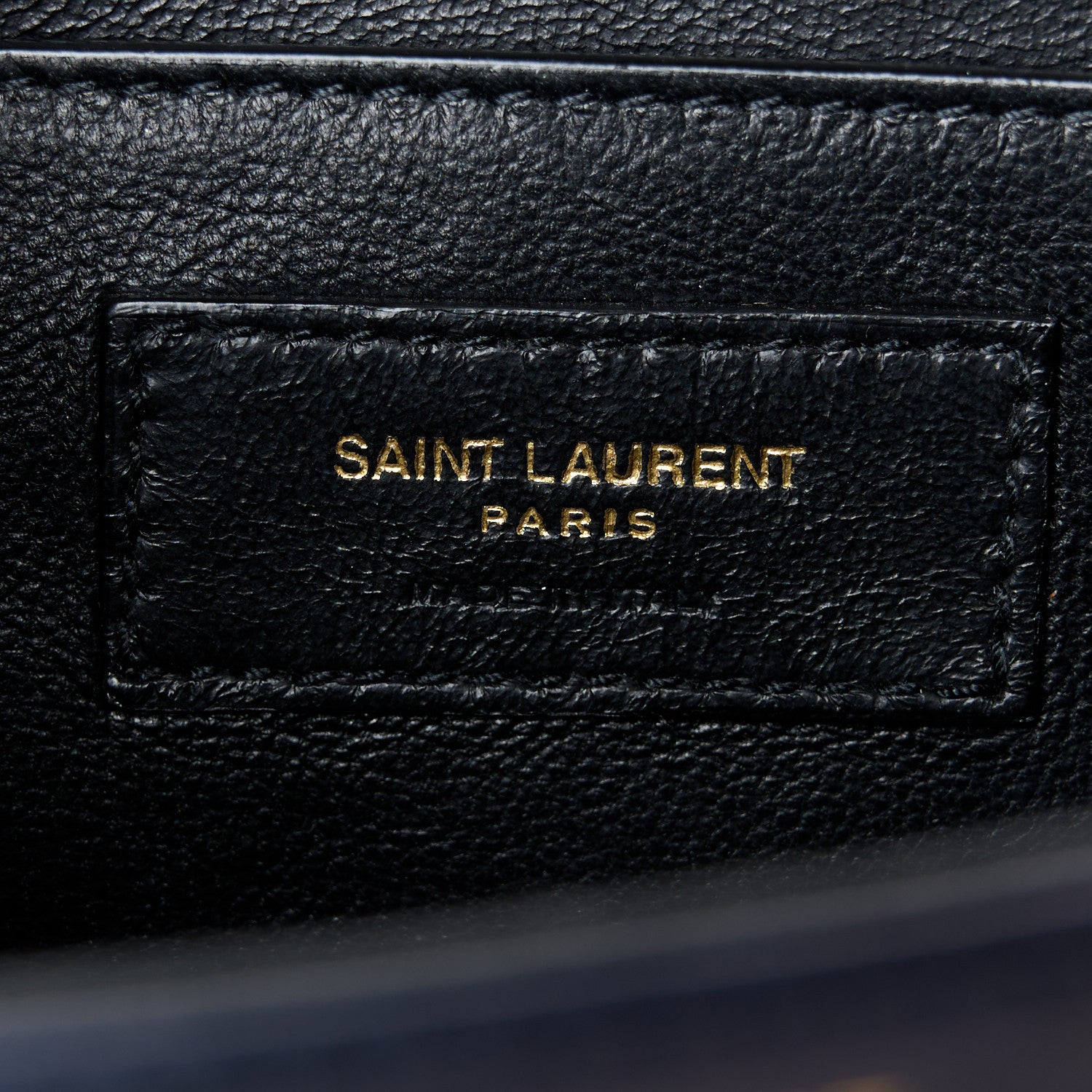 Saint Laurent Calfskin Matelasse Monogram Chain Bag Red Navy 6 of 11