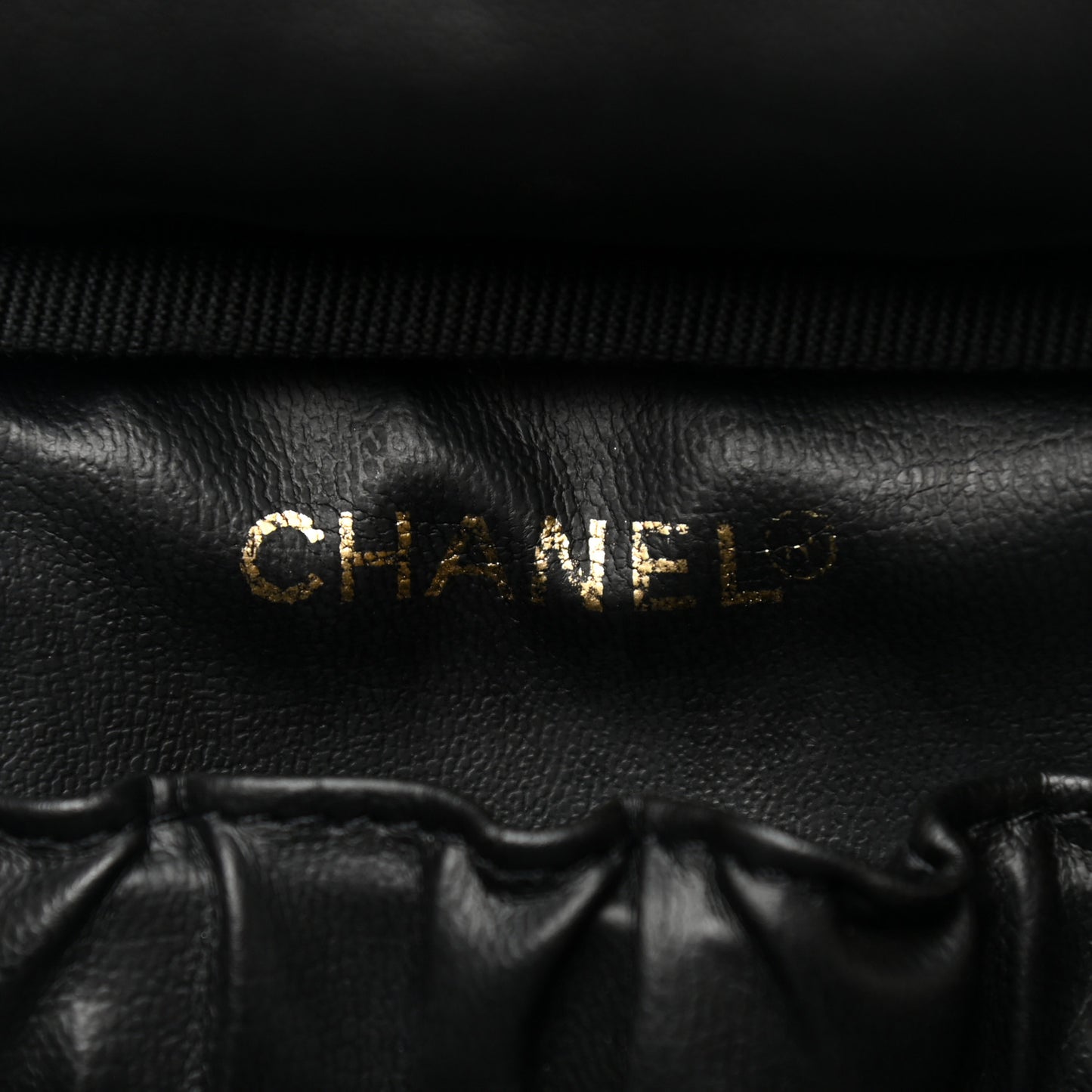 Lambskin Vanity Cosmetic Case Black
