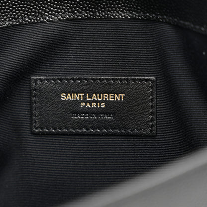 Saint Laurent Grain De Poudre Uptown Pouch Black 6 of 7