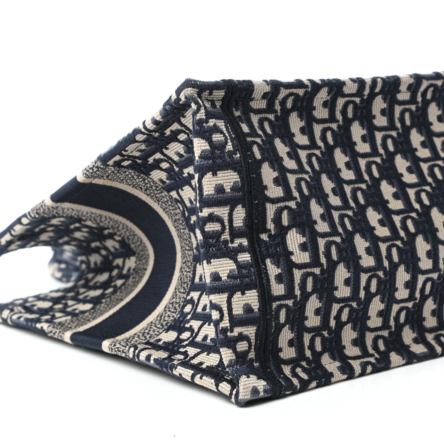 Christian Dior Oblique Medium Book Tote Blue Multicolor 8 of 9