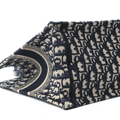 Christian Dior Oblique Medium Book Tote Blue Multicolor 8 of 9