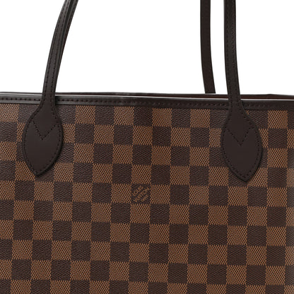 Louis Vuitton Damier Ebene Neo Neverfull MM Rose Ballerine 7 of 10