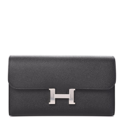 Hermes Epsom Constance Long Wallet Black 1 of 8