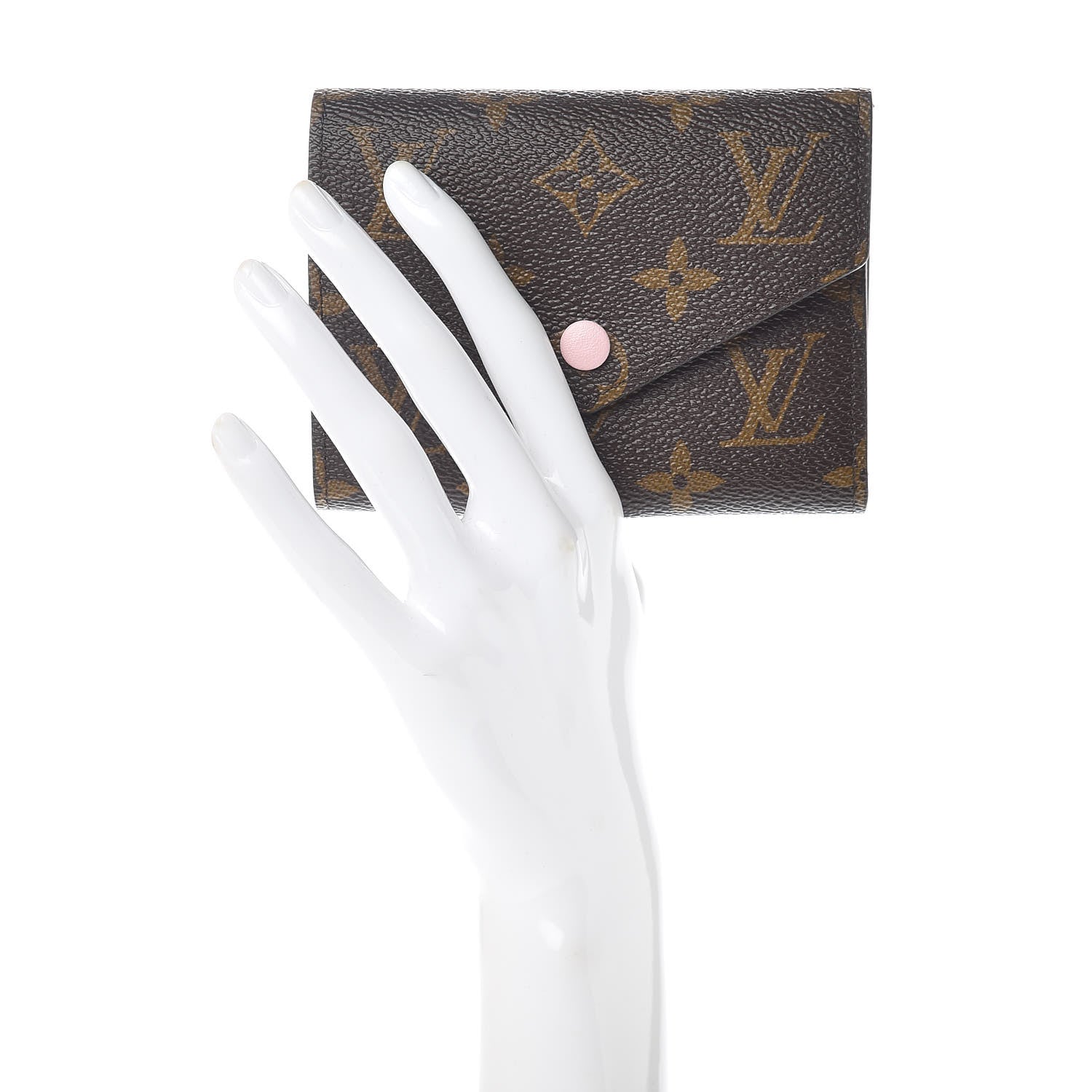 Louis Vuitton Monogram Victorine Wallet Rose Ballerine 2 of 8