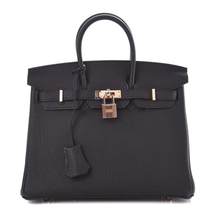 Hermes Togo Birkin 25 Black 1 of 37