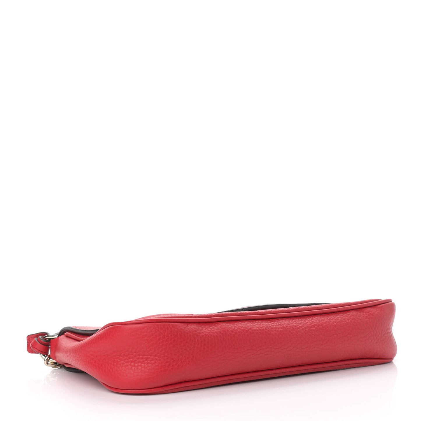 Pebbled Calfskin Medium Soho Flap Crossbody Tabasco Red