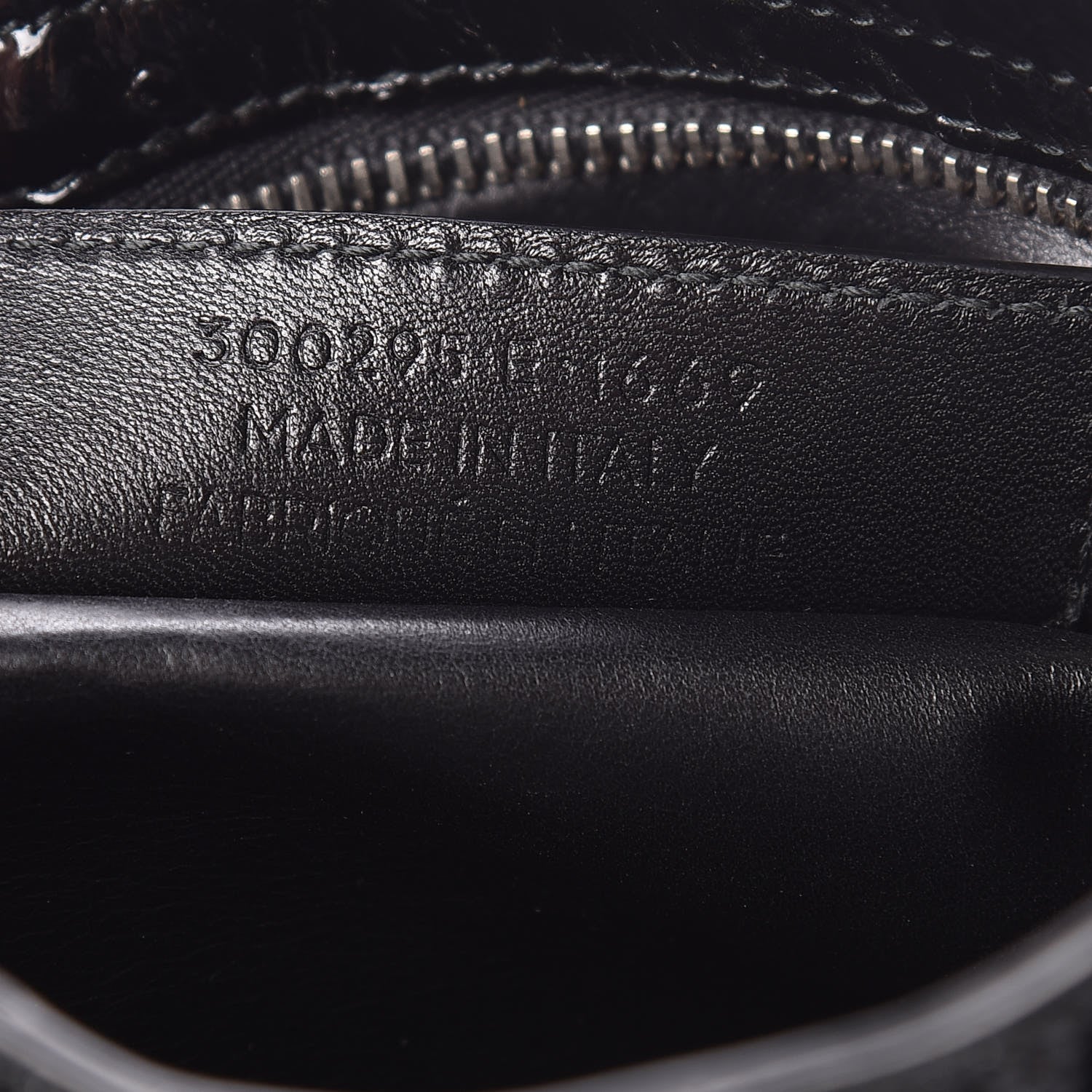 Balenciaga Patent Ostrich Classic Silver Hardware Mini City Black 9 of 10