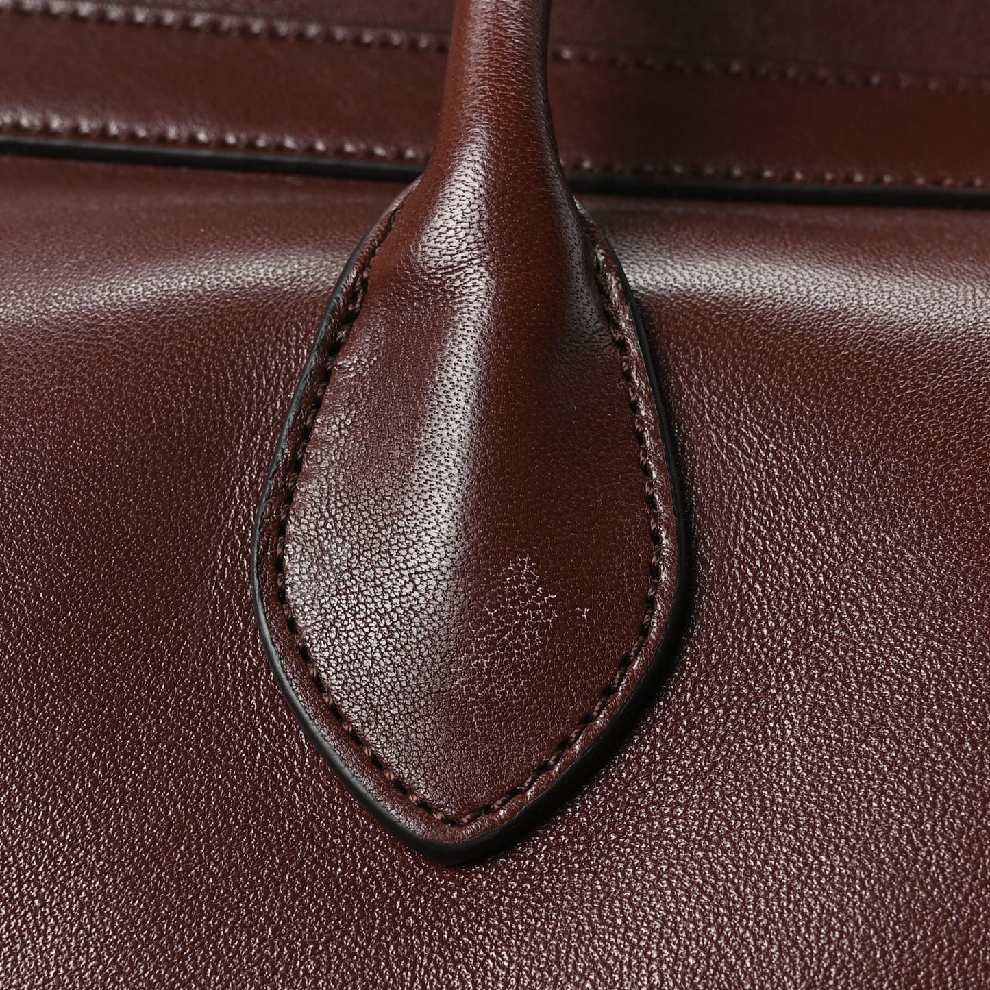 Supple Shiny Lambskin Large New Luggage Brick