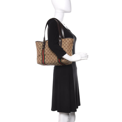 Gucci Monogram Medium Jolicoeur Tote Dark Brown 2 of 11