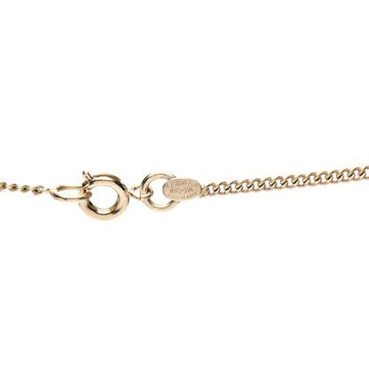Chanel Crystal CC Heel Motif Necklace Gold 4 of 4