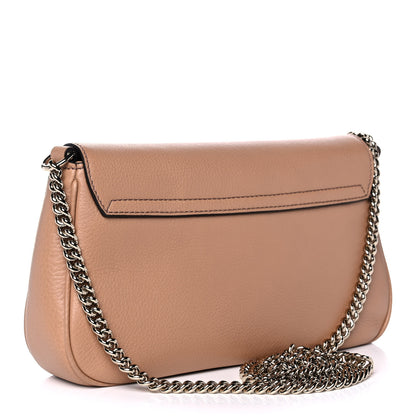 Gucci Pebbled Calfskin Medium Soho Flap Crossbody Camelia 3 of 12