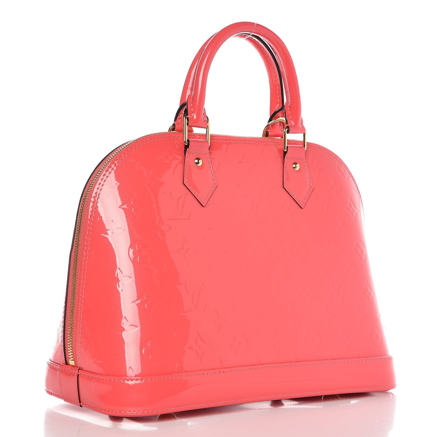 Louis Vuitton Vernis Alma PM Rose Litchi 3 of 7