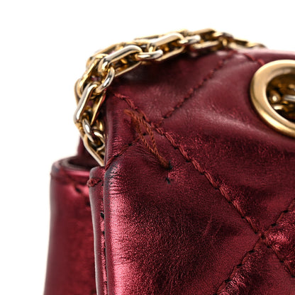 Chanel Metallic Aged Calfskin Quilted 2.55 Reissue 227 Flap Dark Red 11 of 12