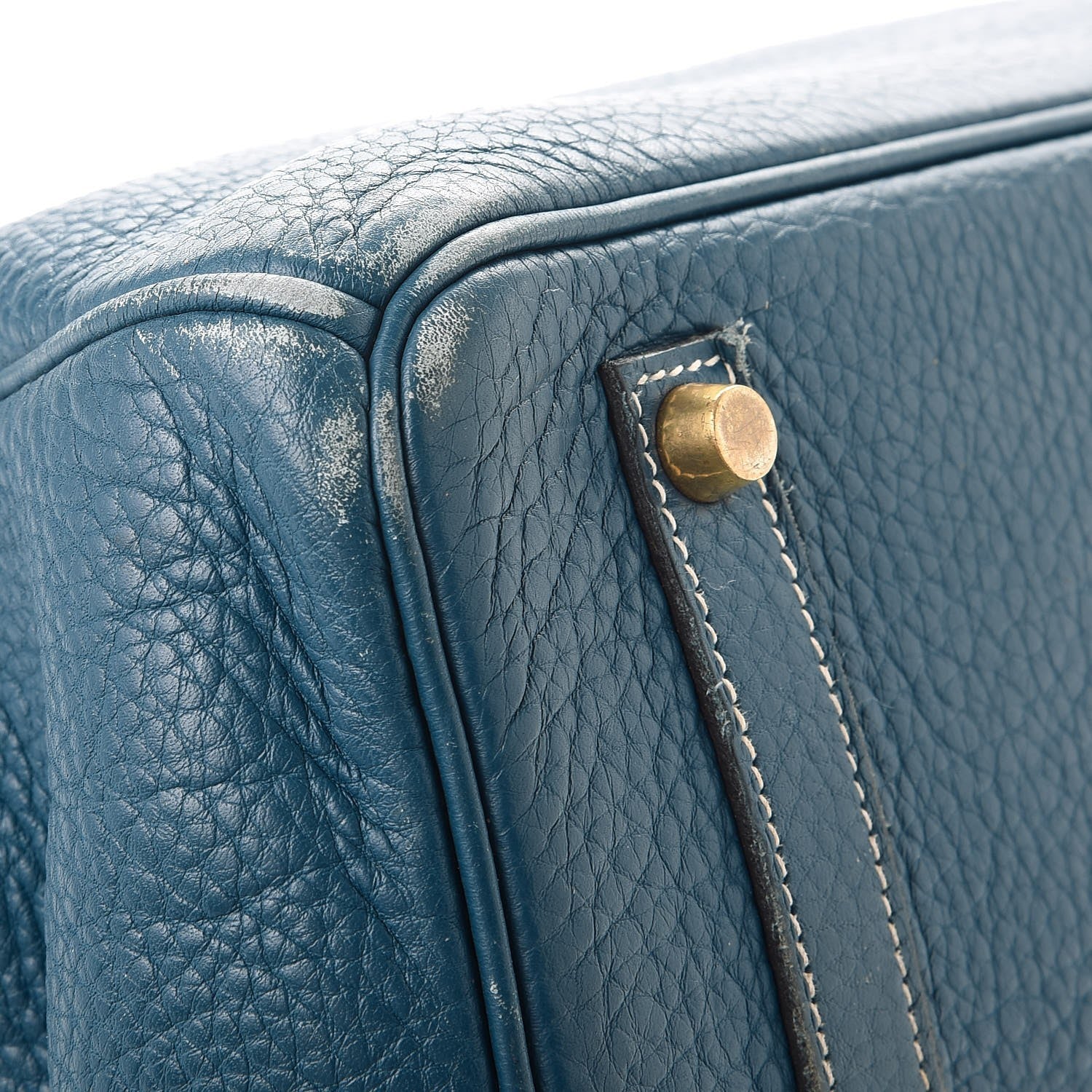 Hermes Taurillon Clemence Birkin 35 Bleu Thalassa 52 of 56
