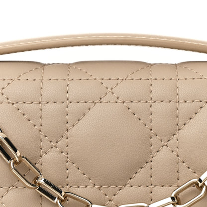 Christian Dior Lambskin Cannage Mini My Dior Bag Sand 9 of 12