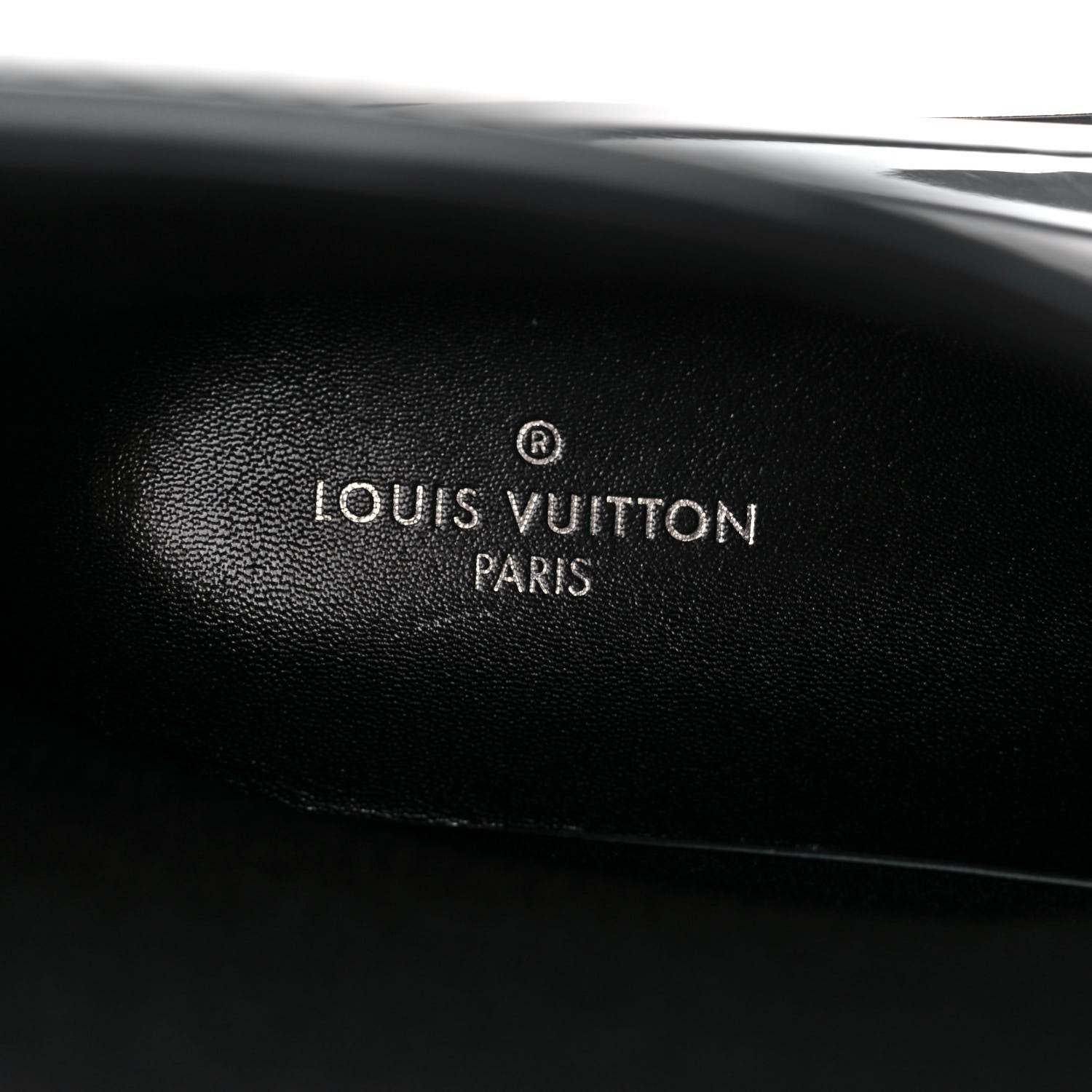 Louis Vuitton Rubber Embossed Monogram Drops Flat Half Boots 41 Black 7 of 8