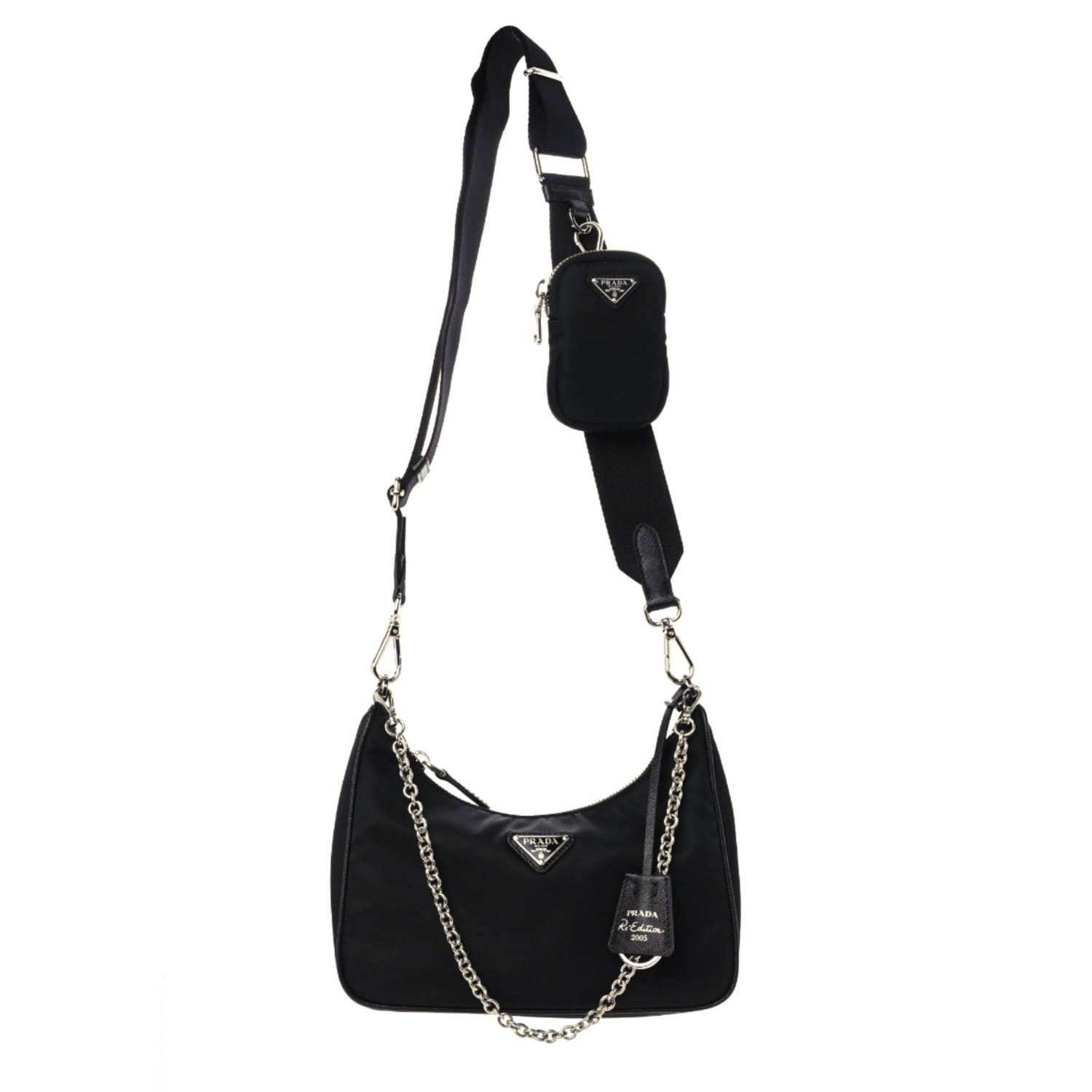 Prada Nylon Re-Edition 2005 Shoulder Bag Black 1 of 9