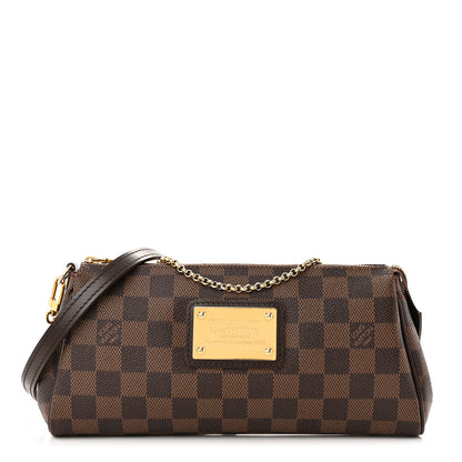 Louis Vuitton Damier Ebene Eva Clutch 1 of 10