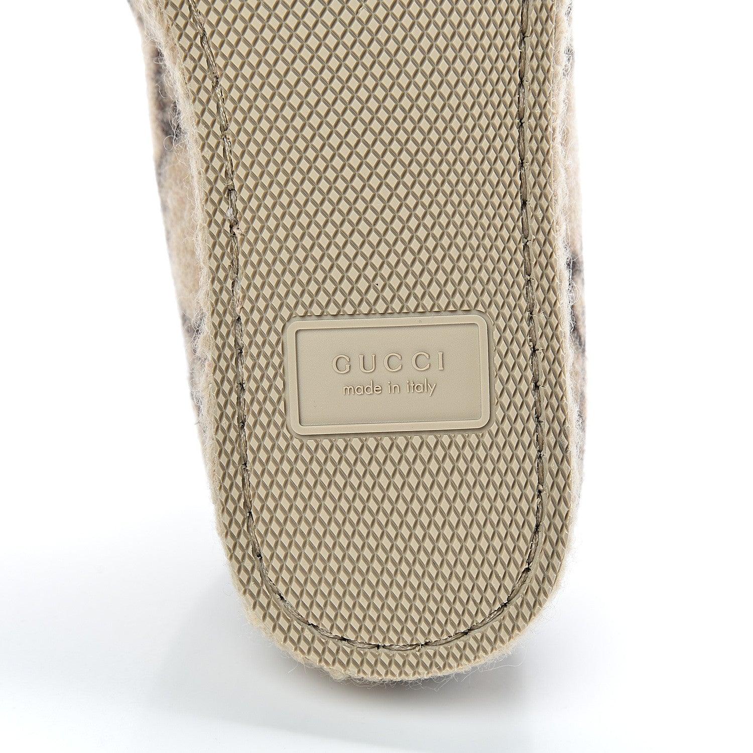 Gucci Covered Wool GG Monogram Womens Fria Horsebit Loafers 37 Beige Ebony Black Butterscotch 6 of 8