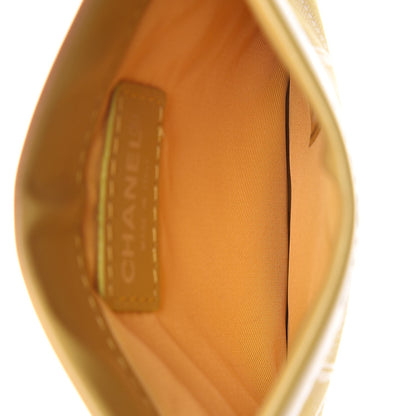 Chanel Nylon Travel Ligne Coin Pouch Yellow 5 of 7