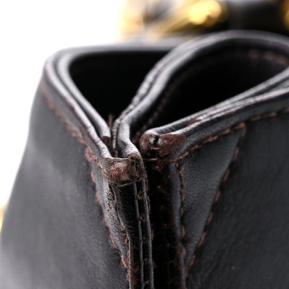 Chanel Lambskin CC Tote Brown 15 of 18