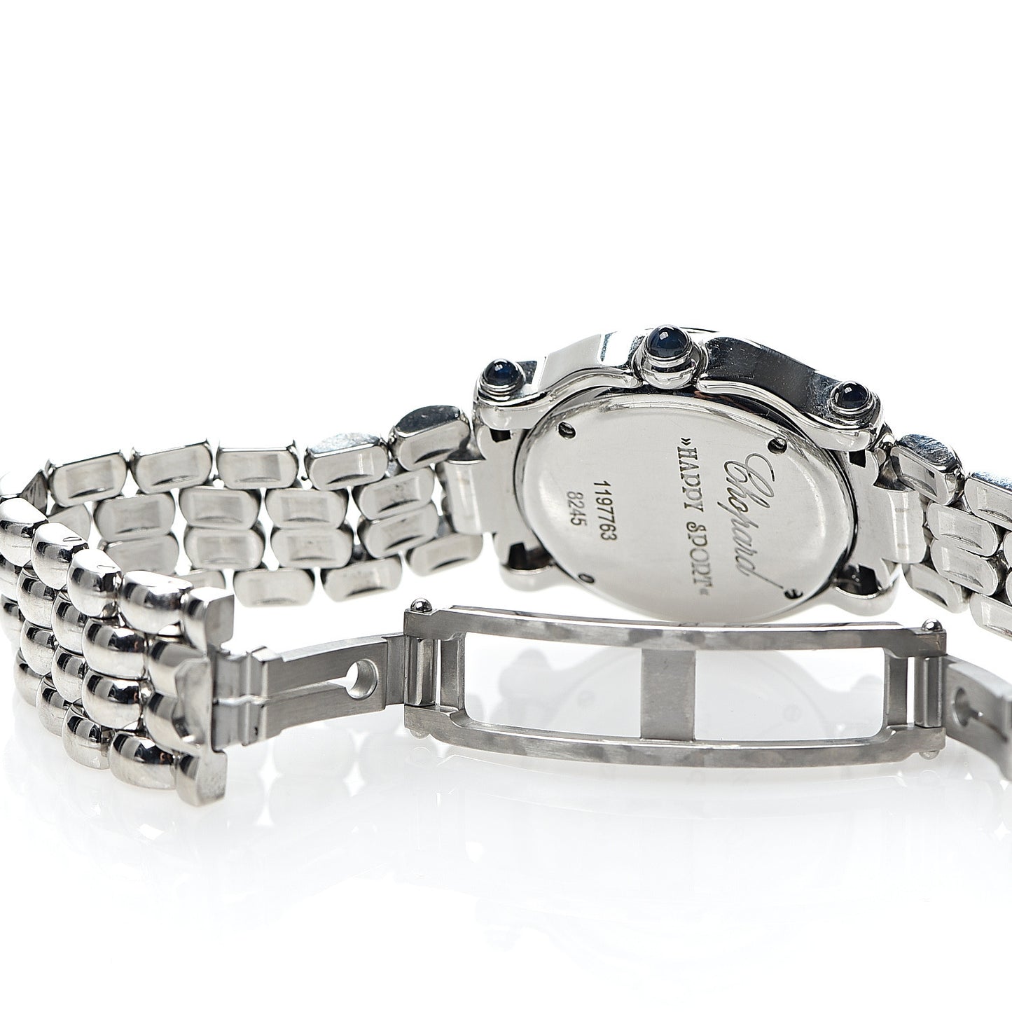 Stainless Steel 5 Diamond 26mm Happy Sport Quartz Watch