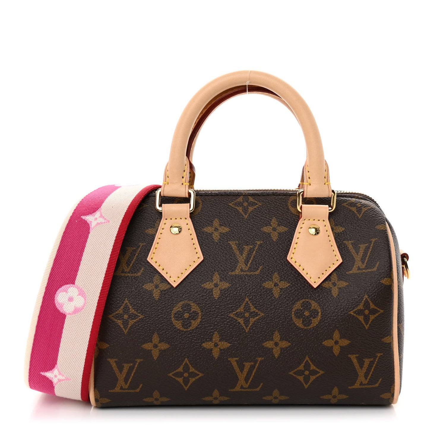 Monogram Speedy Bandouliere 20 Fuchsia