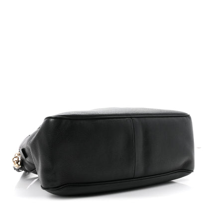 Gucci Pebbled Calfskin Medium Soho Bowler Black 4 of 10