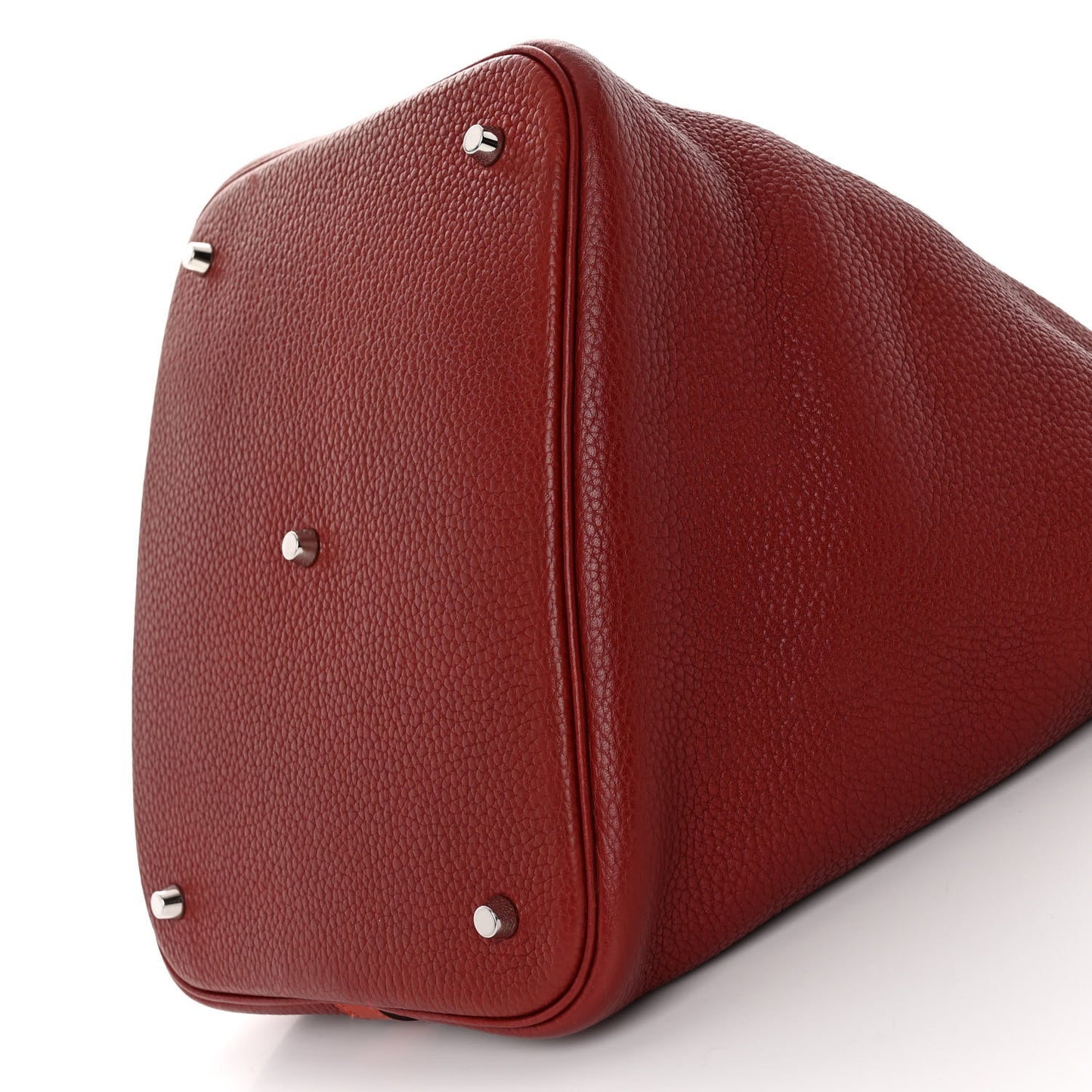 Taurillon Clemence Swift Picotin Lock 26 GM Rouge H Brique