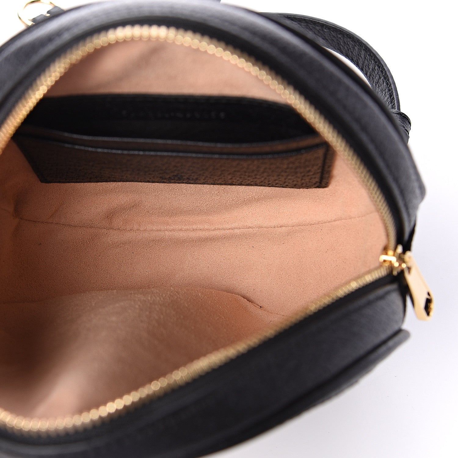 Gucci Grained Calfskin Web Mini Ophidia Round Backpack Black 4 of 8
