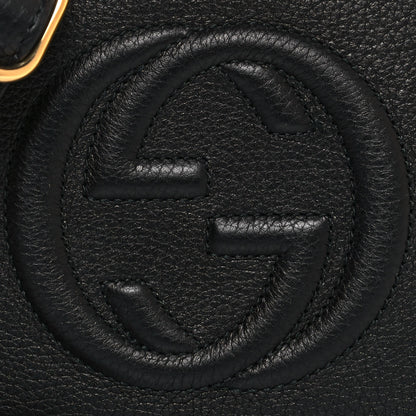 Gucci Pebbled Calfskin Mini Soho Disco Bag Black 8 of 12