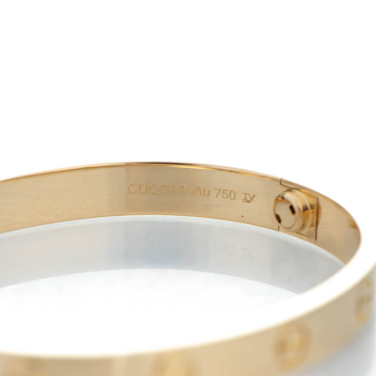 Cartier 18K Yellow Gold LOVE Bracelet 16 4 of 7