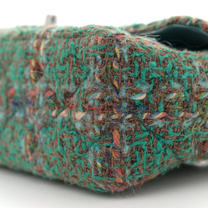 Chanel Tweed Quilted Mini Rectangular Flap Green 10 of 11