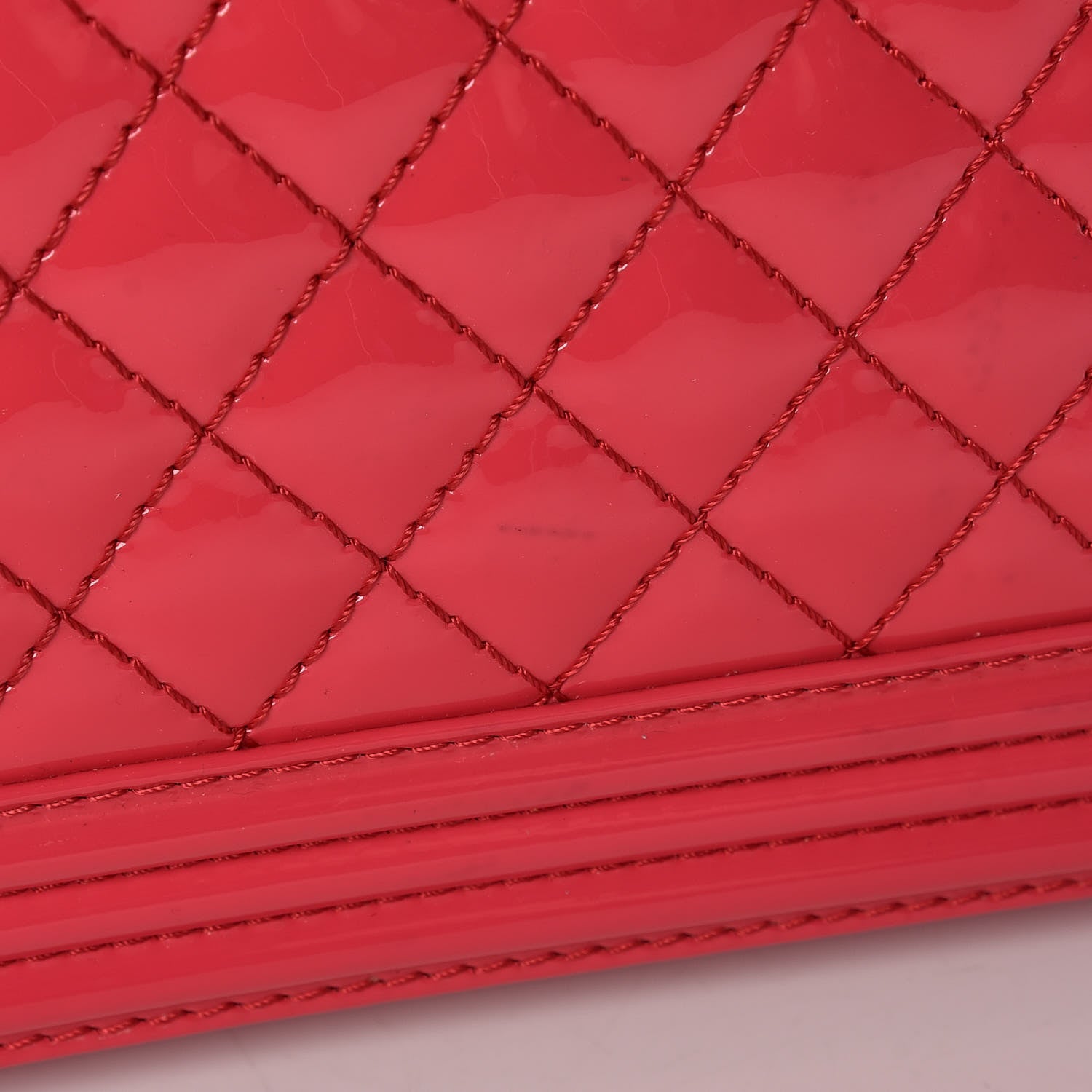 Chanel Patent Quilted Large Boy Flap Pink 12 of 12