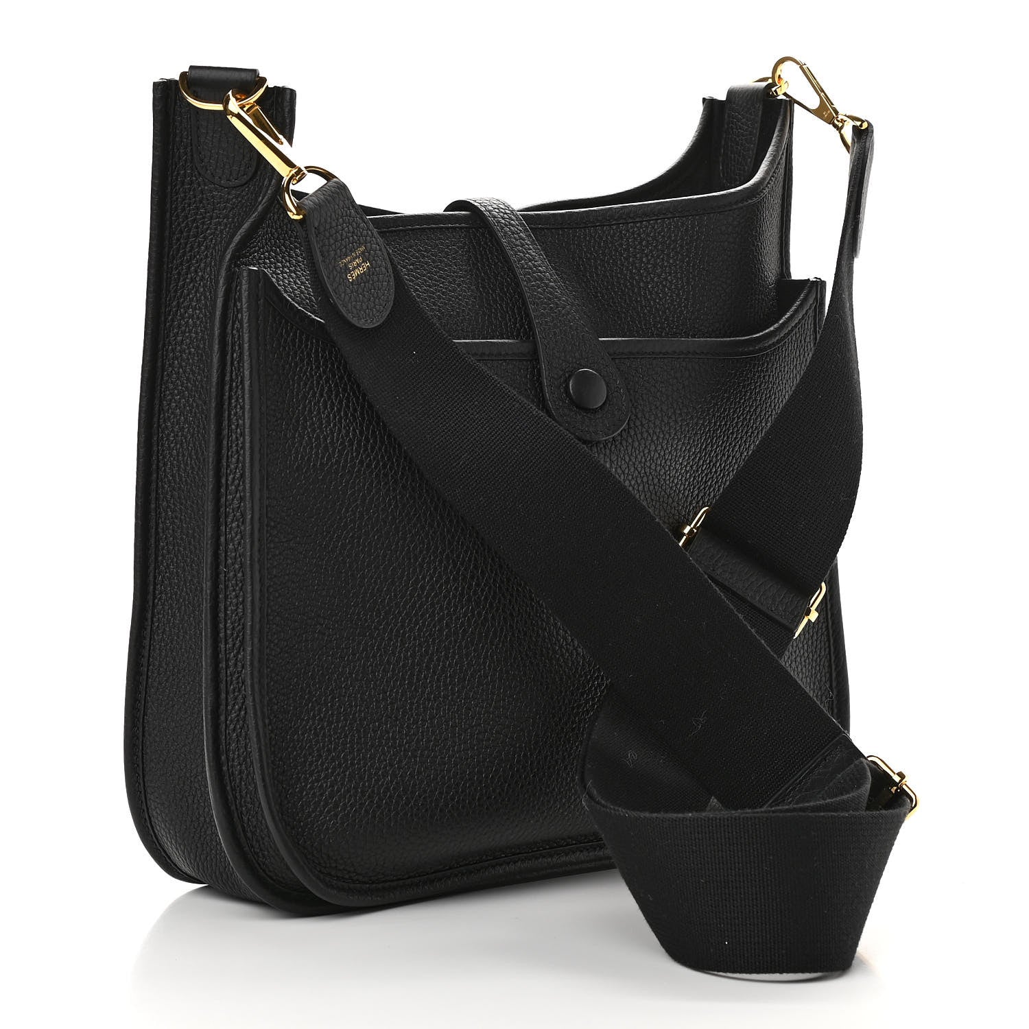 Hermes Taurillon Clemence Evelyne III PM Black 3 of 11