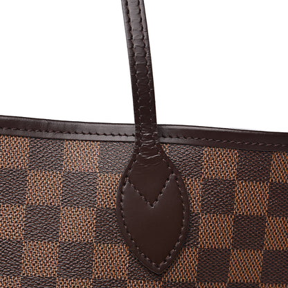 Louis Vuitton Damier Ebene Neo Neverfull MM Rose Ballerine 12 of 13