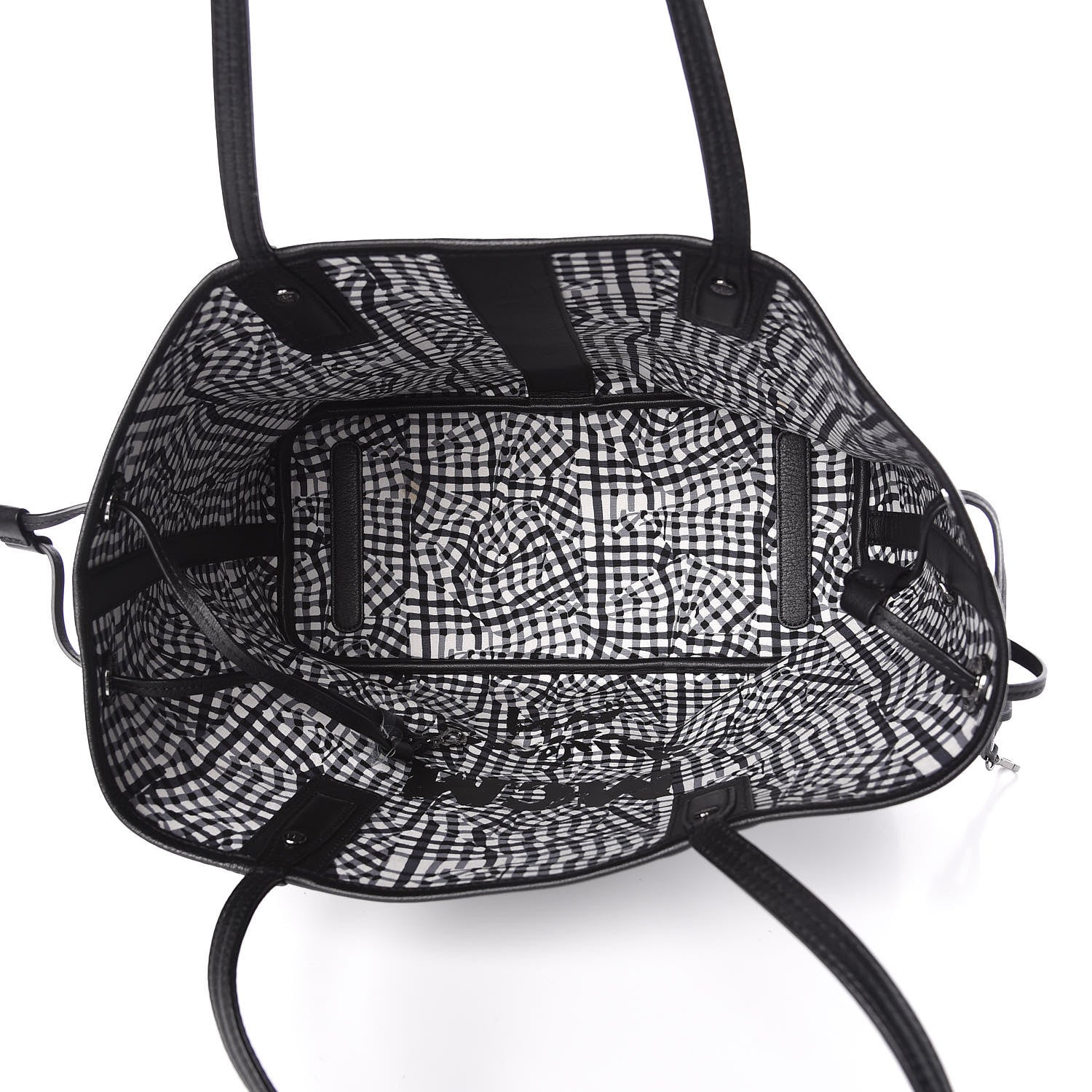 MCM Visetos Medium Liz Reversible Shopper Tote Black 9 of 14