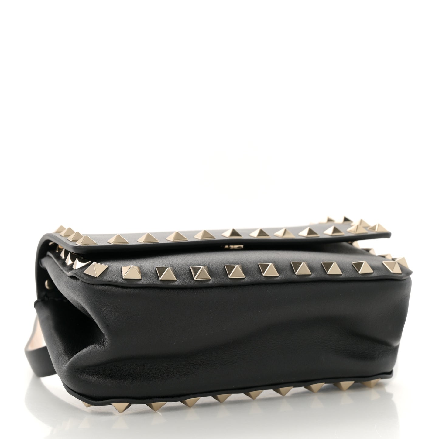 Vitello Rockstud Belt Bag Black