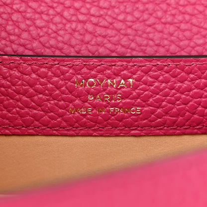 Moynat Taurillon Blush Rejane BB Fuchsia 6 of 9