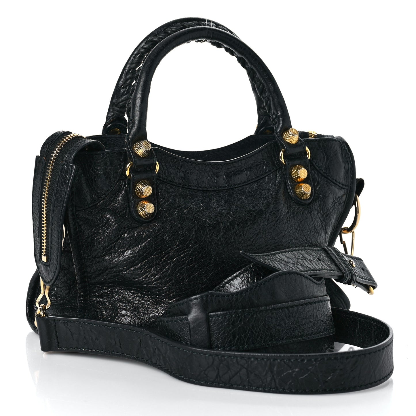 Agneau Giant 12 Gold Hardware Mini City Black
