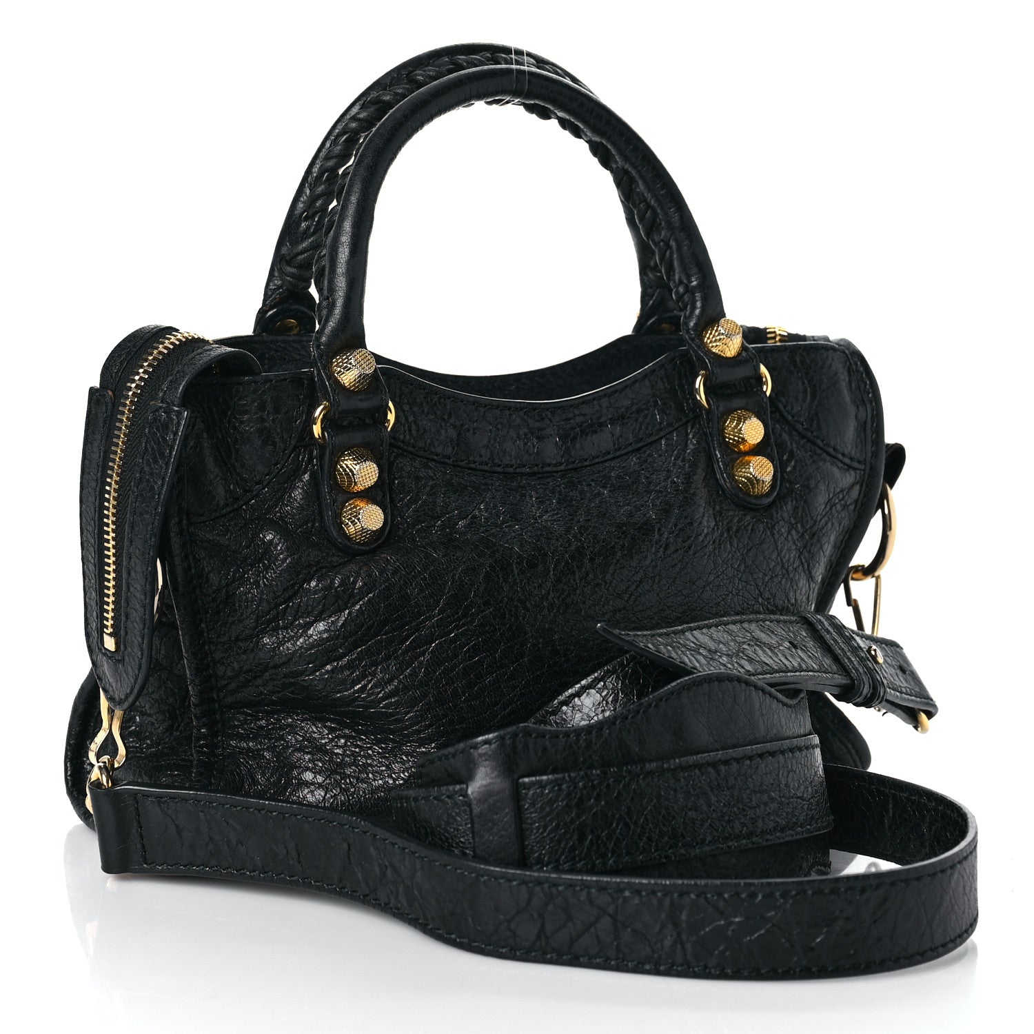 Balenciaga Agneau Giant 12 Gold Hardware Mini City Black 3 of 19