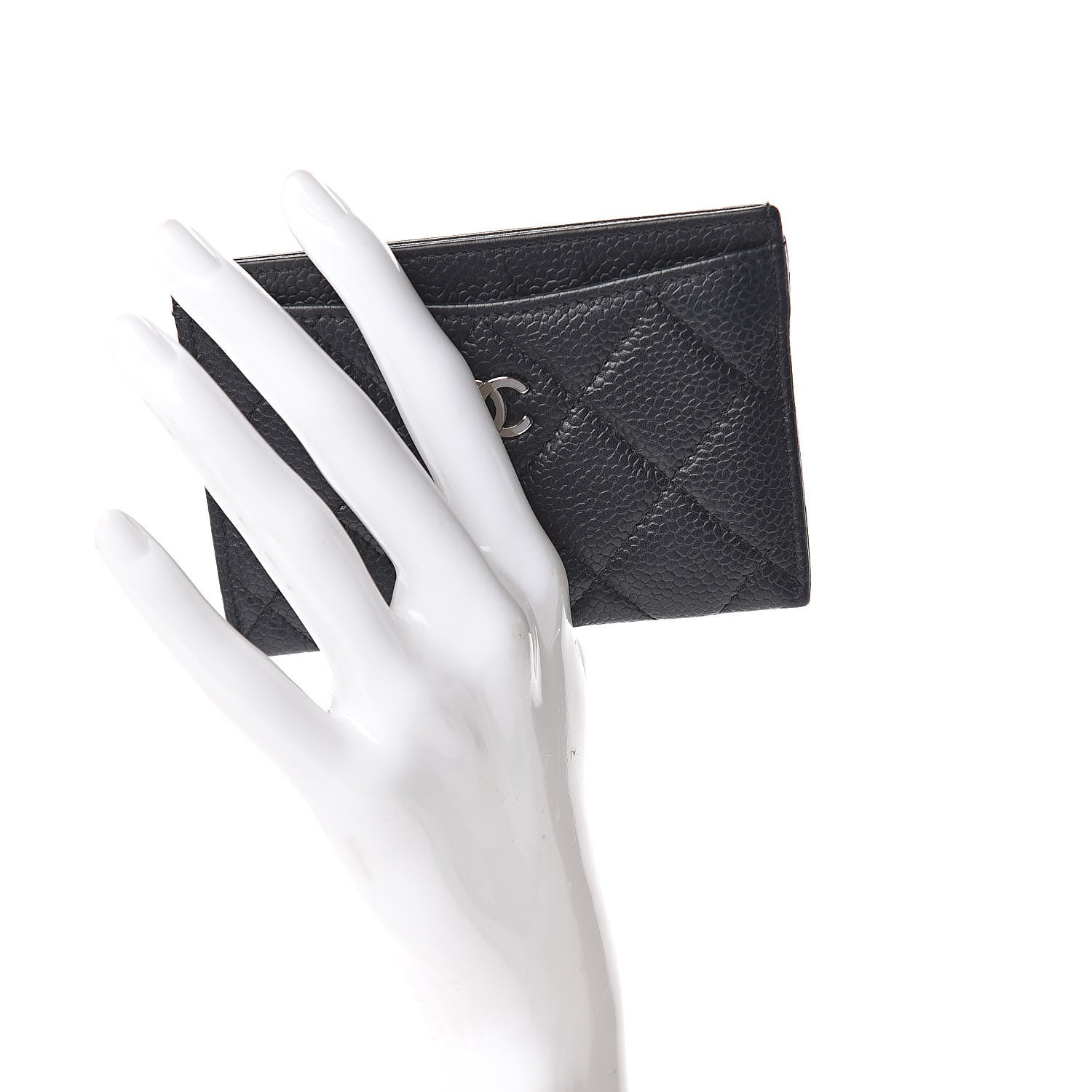 Chanel Caviar Quilted Card Holder Black 2 of 9