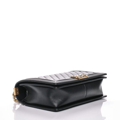 Chanel Lambskin Quilted New Medium Boy Flap Black 4 of 7